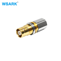 Connecteur coaxial RF droit L9 femelle 1.6-5.6 à faible PIM avec câble coaxial Flex5 pour base de télécommunications 5G