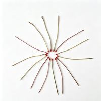 Adaptateur de faisceau de câbles d'alimentation à 3 broches en cuivre sur mesure avec gaine en caoutchouc PVC, câble de câblage de qualité industrielle IP20