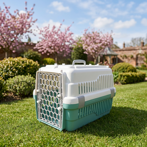 644-W ACEPET Transportín Ventilado Portátil de Plástico de 2 Puertas Fabricado en Taiwán con Apertura Superior para Gatos, Conejos y Perros Pequeños - Product Image 2