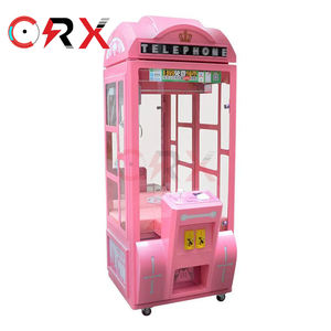 Transparent <b>Doll</b> Park Coin Operated Toy Vending <b>Doll</b> Claw <b>Machine</b> Arcade Game Toy Crane - Product Image 3