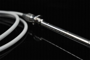 Manipolo in Fibra Ottica con Emissione Frontale Diretta, Fibra Nuda da 600μm, Connettore SMA905, Impugnatura in Acciaio Inossidabile, 2 Guaine in Vetro - Product Image 5