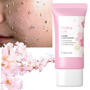 Gel exfoliant nettoyant en profondeur Sakura, hydratant blanchissant réparateur pour le visage, soin hydratant éclaircissant lissant pour la peau 60g - Product Image 1