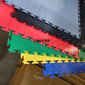 500mmx500mm Warehouse Workshop Garage Interlocking Modular <b>Plastic</b> Flooring - Product Image 3