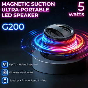 Mini <b>Wireless</b> Portable <b>Speaker</b> Magnetic Music <b>Speaker</b> with Plastic Cabinet - Product Image 4