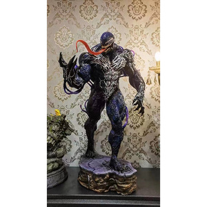 Vente chaude en plein air grandeur nature <span class=keywords><strong>Marvel</strong></span> film personnage venin Statue résine Sculpture pour la décoration - Product Image 5