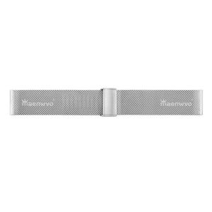 Bracelet de montre en maille de luxe Maenwvo en acier inoxydable avec boucle ardillon, respirant, 24 mm, compatible - Product Image 1