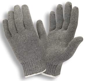 Guantes de punto de algodón blanco ligero de fábrica Guantes de construcción de trabajo de algodón multicolor negro - Product Image 4