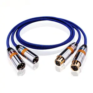 YYTCG G2 Hifi XLR Cable High Performance OCC 2XLR Male To Female Cable With XLR Plug
