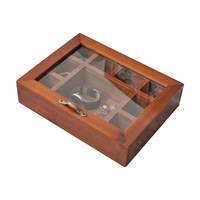 Offre Spéciale boîte de rangement en bois rectangulaire de luxe boîte à bijoux en bois de luxe en gros pour un emballage de bijoux efficace