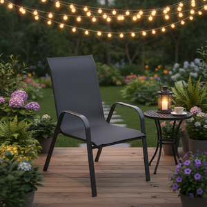 Cadeira de Alta Qualidade para Exterior Mobiliário de Jardim de Fábrica Chinesa Cadeira de Pátio Cadeira de Jardim Teslin - Product Image 1