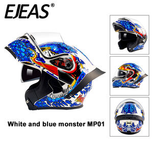 <span class=keywords><strong>Casque</strong></span> de <span class=keywords><strong>moto</strong></span> de course rabattable OEM, état neuf, double visière, ABS, doublure amovible et lavable - Product Image 6