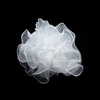 Fil ondulé plissé tendance, fil lune, fil ondulé uni, bordure plissée florale pour emballage de gâteaux et fleurs fraîches