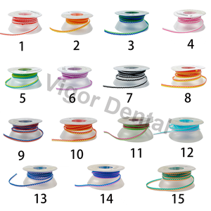 Chaîne élastomère colorée pour orthodontie dentaire, Matériaux orthodontiques dentaires - Product Image 1