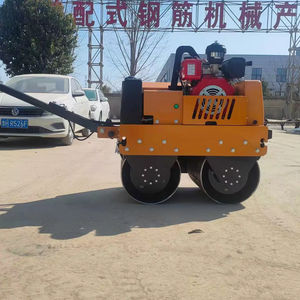 Satılık 0.6 Ton çift davul hidrolik toprak silindir sıkıştırıcı <span class=keywords><strong>Mini</strong></span> yol vibrasyonlu silindir silindir sıkıştırıcı arkasında yürümek - Product Image 2