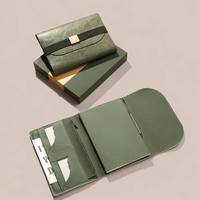 Copertina per Quaderno A5 in Pelle PU Personalizzabile, Organizer Ricaricabile con 100 Fogli, Set Regalo con Penna