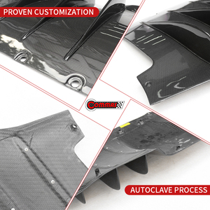 Diffuseur arrière de voiture en fibre de carbone sèche de style OEM à prix raisonnable pour Ferrari 458 - Product Image 3