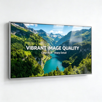 Diskon M8 Silver Frame 43 Inch Poster Digital Jaringan Stasiun Kereta Bawah Tanah Bandara 43" Terminal Layar Dinding Berbasis Android