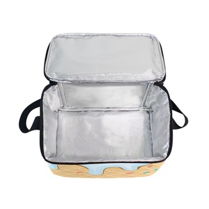 Hawaiian Collection Custom 20L Ice Cream Aluminum Foil Reusable Thermal Insulated Portable Cooler Lunches Bag for Kids Adults - Product Image 2