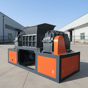 เครื่องย่อยเศษปาล์มแบบอัตโนมัติสองเพลา เครื่องบดเปลือกปาล์ม เครื่องย่อยเศษปาล์ม - Product Image 1