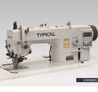 GC0330QD3-máquina de coser con cortador de bordes, Cortadora automática de cuero para sofá