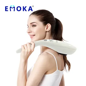 EMOKA-vibrador de masaje eléctrico infrarrojo, masajeador de hombro corporal de mano, herramientas