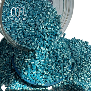 Tùy chỉnh cao cấp màu xanh ABS masterbatch hạt miễn phí đúc bột cho màu sắc tuyệt vời phù hợp trên ống phim dệt Túi - Product Image 1