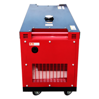 Nouveau type de prix bon marché 5kw 5000w 5kva 5,5 kw 5500w 5,5 kva Générateurs diesel portables à démarrage électrique de style silencieux pour usage domestique