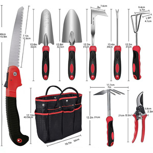 Gardening Tool Set 9 Pieces Stainless Steel Professional Garden Tools For Home And Outdoor Use - Product Image 2