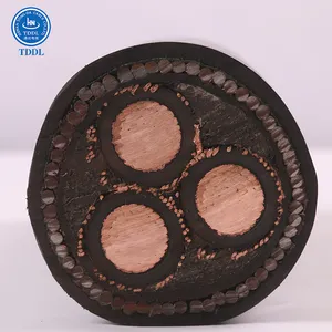 TDDL 22kv 3 core 300mm2 copper conductor power cable xlpe insulated with price list