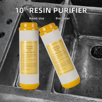 Élément filtrant en résine UDF de 10 pouces pour purificateur d'eau domestique et commercial, pré-filtre à osmose inverse, échange d'ions, adoucisseur RV