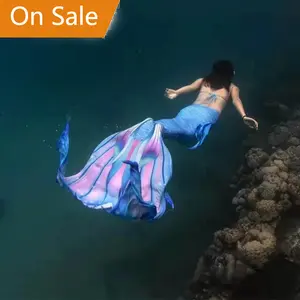 High Quality mermaid skin tail costume swimsuit you can swim in With New Stream