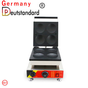 Profesyonel ticari 10cm yapışmaz elektrik krep makinesi Snack fırın aperatif ekmek kek Waffle otomatik krep koni için yeni - Product Image 3