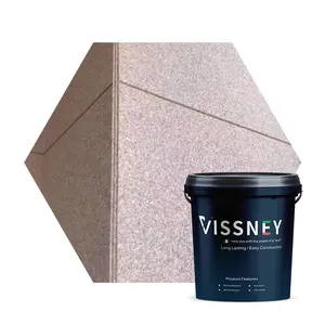 Vissney Wall Building Paint Marble Powder Coating Natural True Stone Paint