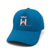 OEM ODM personalizado 5 Panel gorras de béisbol carta logotipo personalizado bordado estructurado un marco 100% algodón Gorras béisbol deporte sombreros