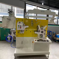 Imprimante d'étiquettes flexographiques pour tissus certifiée CE JR-1221, largeur 140 mm, machine d'impression automatique de rubans textiles pour vêtements