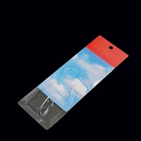 Emballage blister personnalisé en PET transparent recyclable avec trou de suspension, décapsuleur mousqueton pour accessoires de téléphone portable, plateau thermoscellé