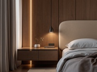 Éclairage LED mural simple pour armoire, diffuseur en plastique anti-éblouissement, aluminium PC écologique pour projets intérieurs YB3004-21
