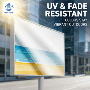 Lona de PVC Negra de 190 g/m² para Exteriores, Bloquea la Luz, para Pancartas y Carteles Publicitarios en Indonesia - Product Image 2