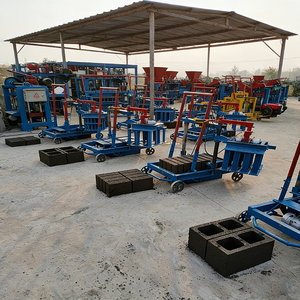 Máquina para Hacer Bloques de Hormigón Pequeña, Eléctrica, Produce de 2 a 45 Ladrillos, 12 Ladrillos Estándar por Ciclo, para Obras de Construcción - Product Image 5