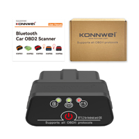 Escáner OBD2 Bluetooth 5.0 Konnwei ELM327 V1.5, Herramienta de Diagnóstico Automotriz OBDII, Lector de Códigos ODB2 OBD 2