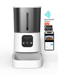 Mangeoire automatique pour chat 5L 2.4G 5G WiFi 1080P HD distributeur automatique de nourriture pour animaux de compagnie distributeur de nourriture pour chien avec bol en acier inoxydable contrôle APP - Product Image 1
