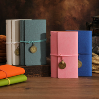 Carnet à feuilles mobiles en cuir A6, couverture en cuir PU, cadeau pour étudiant, logo personnalisé, plusieurs couleurs, papier écologique