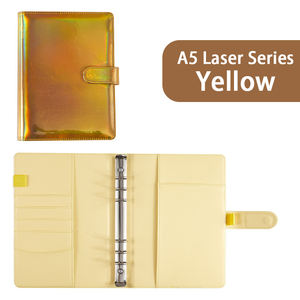 <span class=keywords><strong>Classeur</strong></span> A5 <span class=keywords><strong>pour</strong></span> ordinateur portable Laser Macron couleur boucle à 6 anneaux couverture de <span class=keywords><strong>classeur</strong></span> d'organisation personnelle avec boucle magnétique <span class=keywords><strong>classeur</strong></span> en cuir PU - Product Image 3