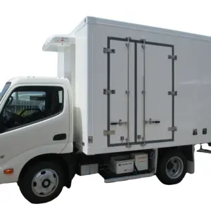 Badan truk PU/XPS/CKD/CBU transport sayuran terisolasi Panel sandwich kargo kotak truk Bodi