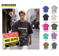 Vente directe du fabricant – T-shirt unisexe surdimensionné 100 % coton, tissu épais pré-rétréci, confortable pour le quotidien, imprimé animal, respirant