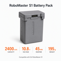 Baterai RoboMaster S1 2400mAh 10.8V Li-ion Pengganti, Waktu Penggunaan 45 Menit untuk Sesi Coding, Cadangan untuk Pelatihan Kompetisi Robotika