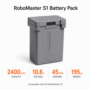 Baterai RoboMaster S1 2400mAh 10.8V Li-ion Pengganti, Waktu Penggunaan 45 Menit untuk Sesi Coding, Cadangan untuk Pelatihan Kompetisi Robotika - Product Image 1