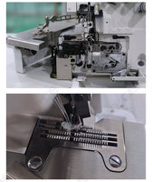 Machine à coudre surjeteuse GT981X-4 industrielle tout en un vêtements en tricot à entraînement direct à grande vitesse