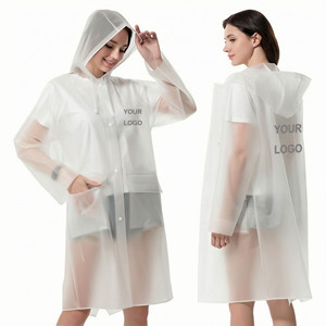 Impermeable de TPU de Poliuretano Suave Ecológico de Alta Calidad OEM, Reutilizable, Largo, para Hombre y Mujer - Product Image 4
