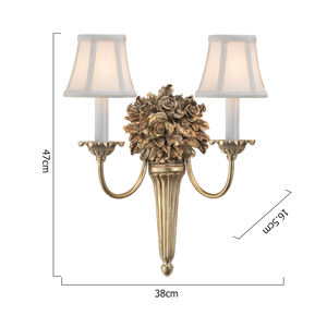 תעשייתי רטרו לופט פליז רוז פרח סלון מנורת קיר מקורה - Product Image 5